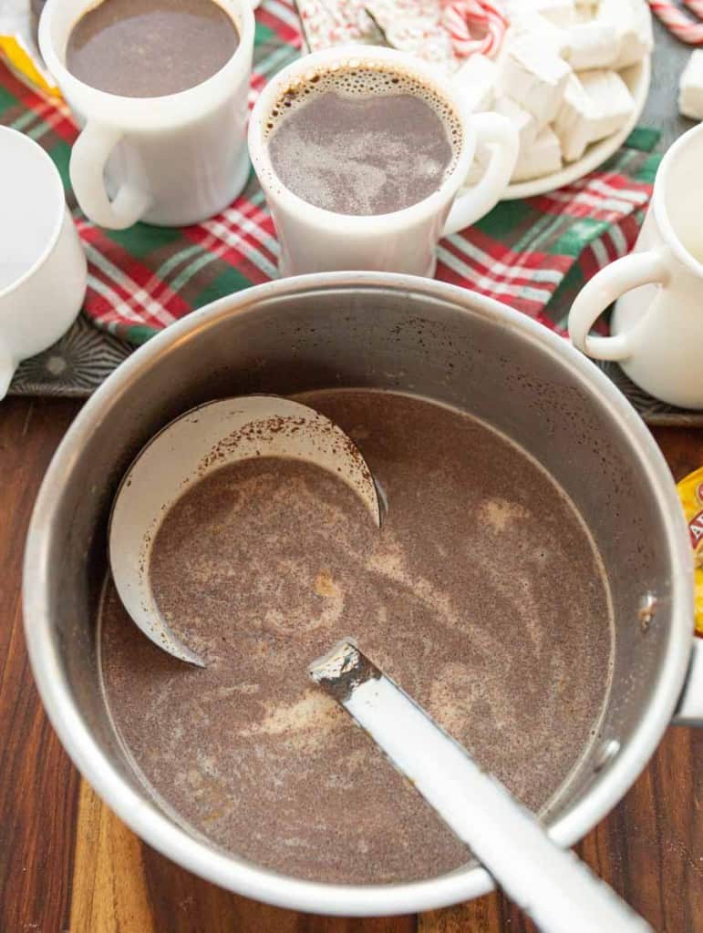 Pot of Mexican Hot Chocolate 