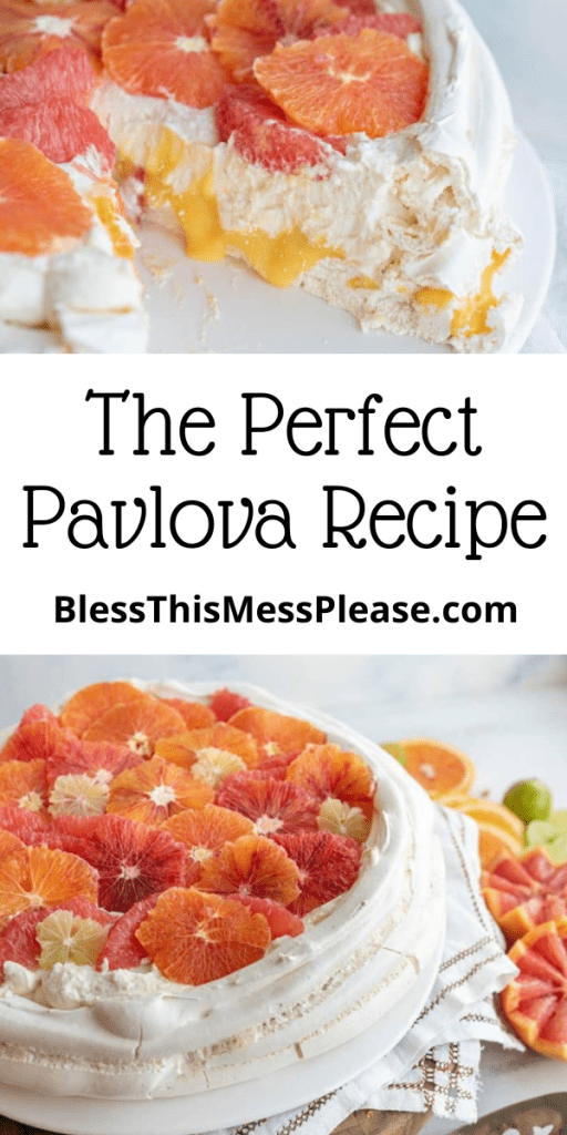 pin for the perfect pavlova recipe