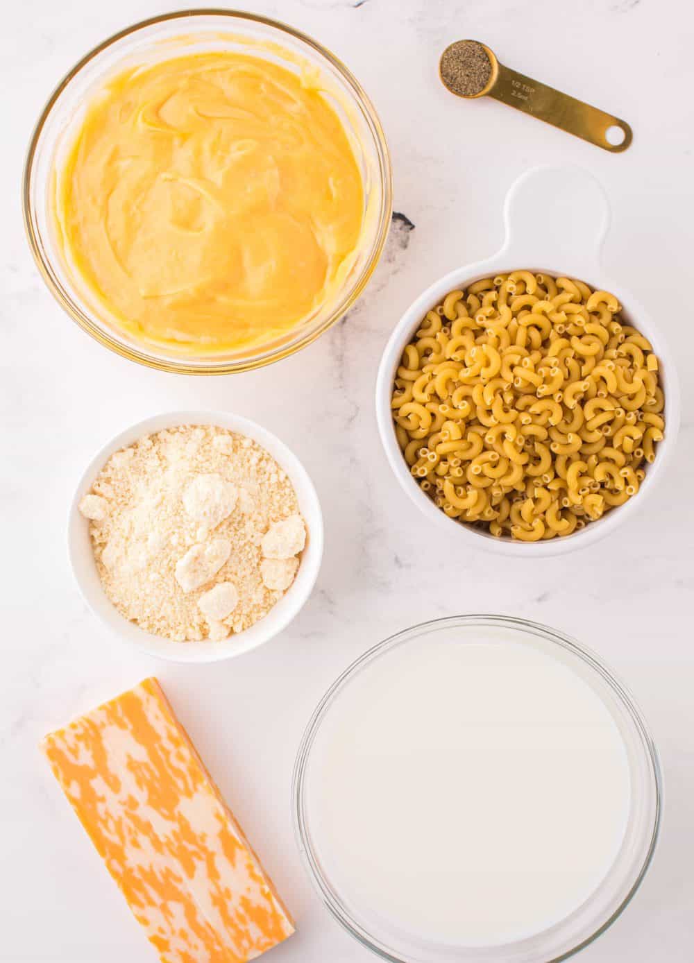 crock pot mac and cheese ingredients