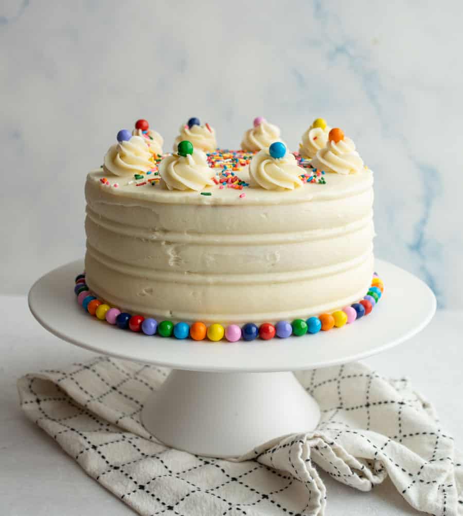 whole funfetti sprinkle cake