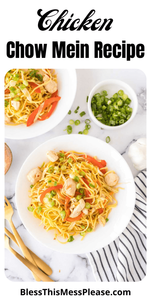pin for chicken chow mein recipe