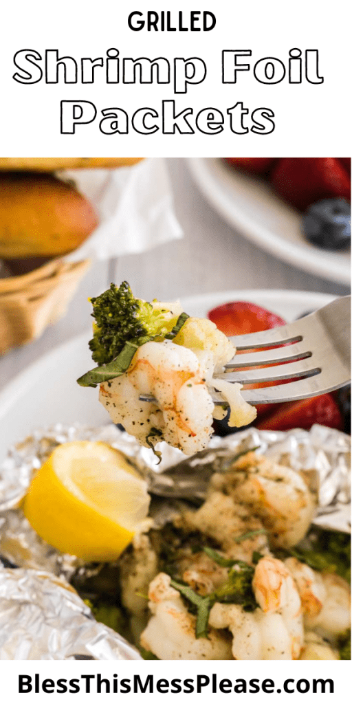 pin for grilled shrimp foil packets