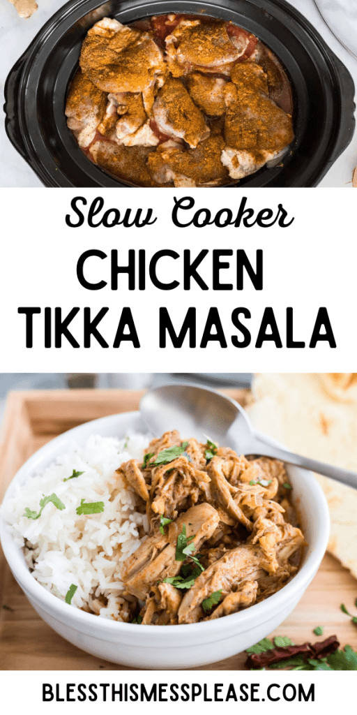 pin for slow cooker chicken tikka masala dinner