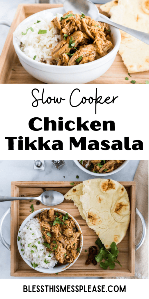 pin for slow cooker chicken tikka masala dinner