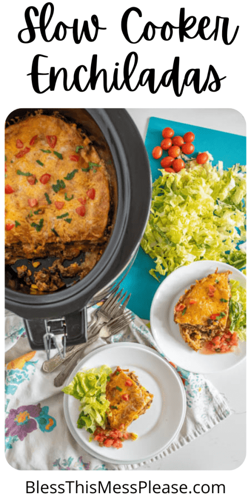 pin for slow cooker enchilada dinner recipe