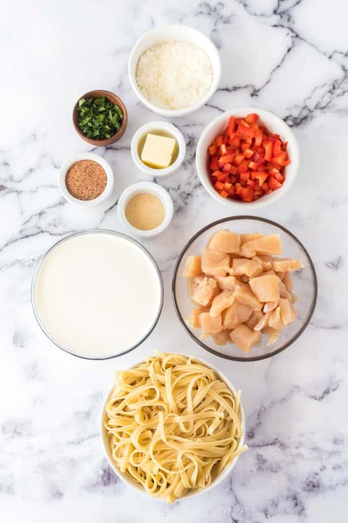 cajun chicken pasta ingredients