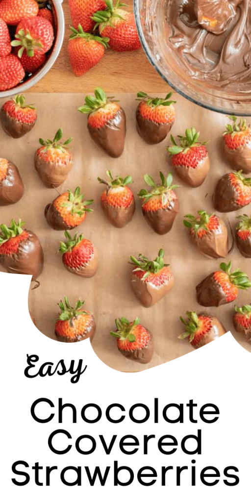 pin for chocolate covered strawberries