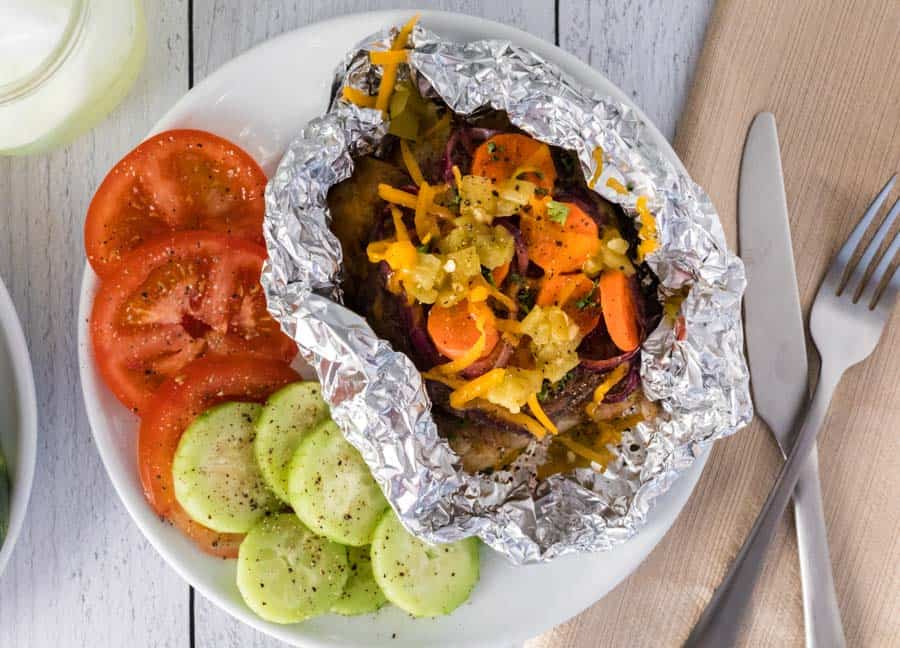 Grilled Hamburger Tin Foil Dinners — Bless this Mess