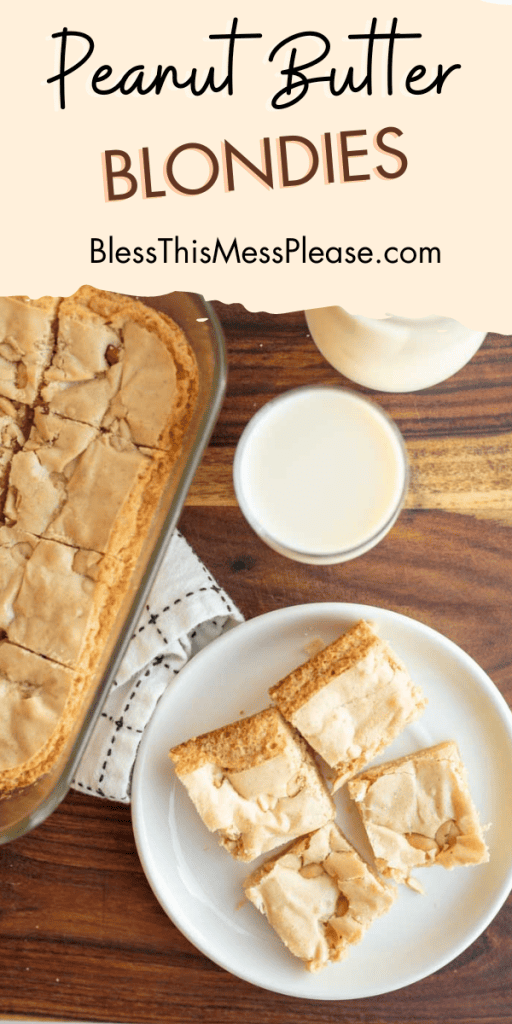 pin for Peanut Butter Blondies