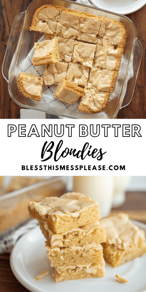 pin for Peanut Butter Blondies