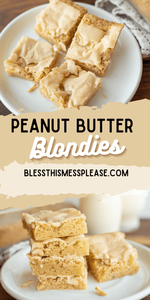 pin for Peanut Butter Blondies