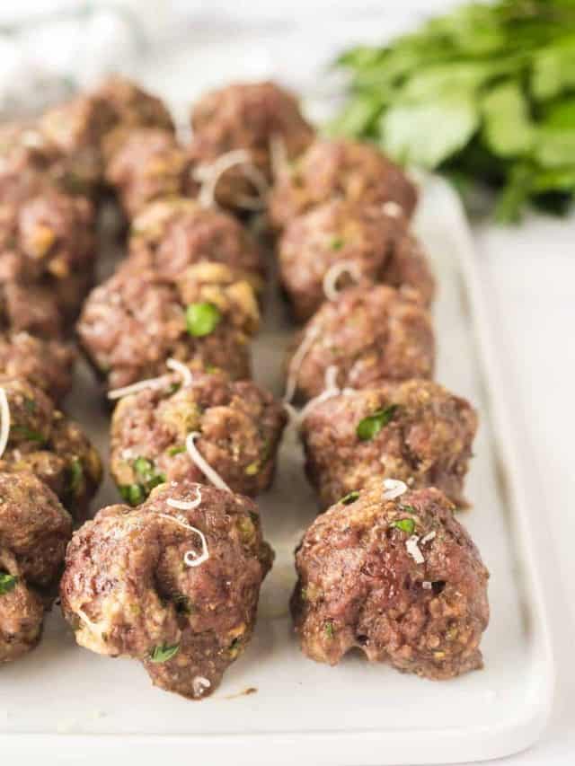 Baked Meatball Recipe — Bless this Mess