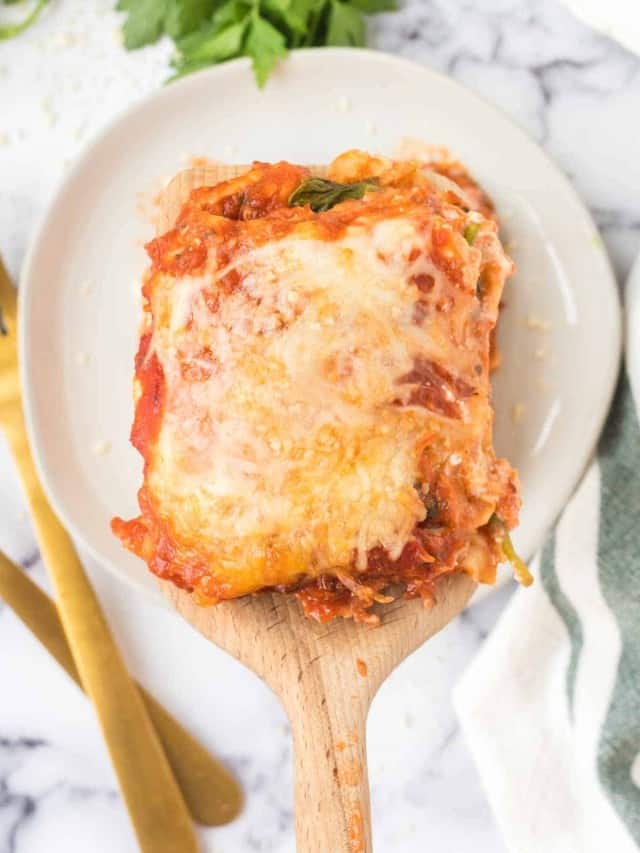 Spinach Lasagna Recipe — Bless this Mess