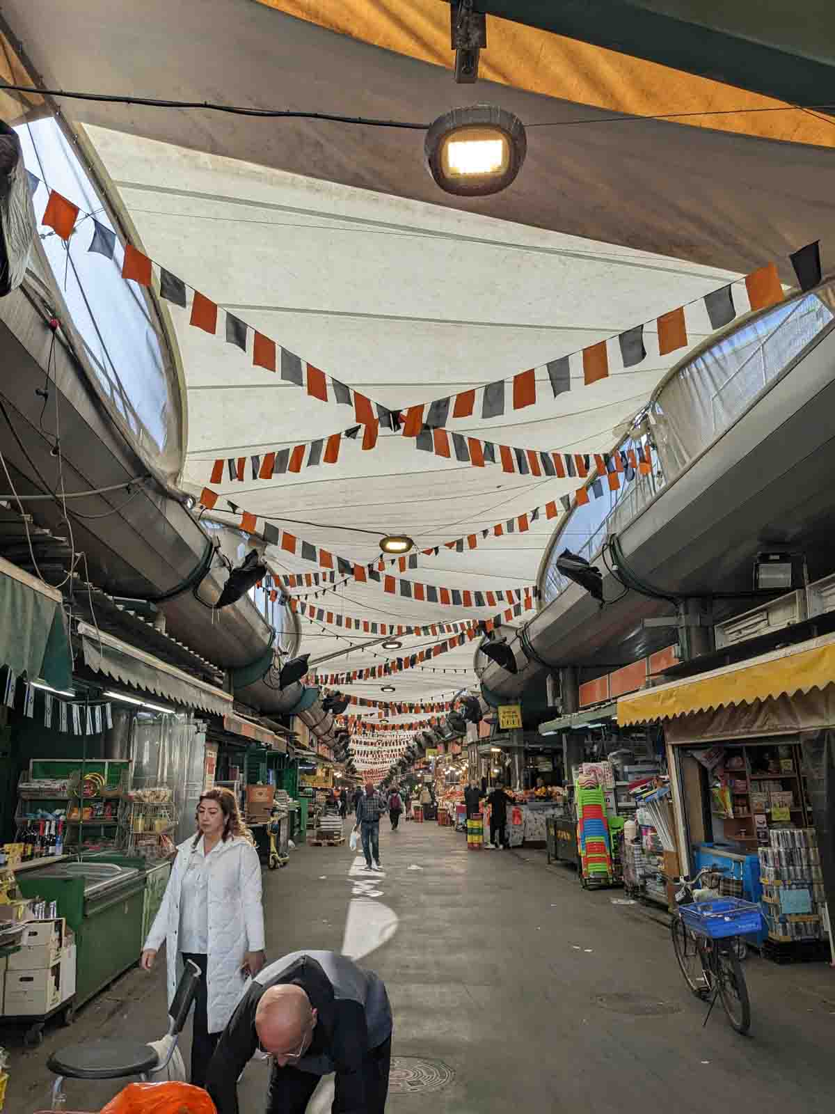 market in Tel Aviv