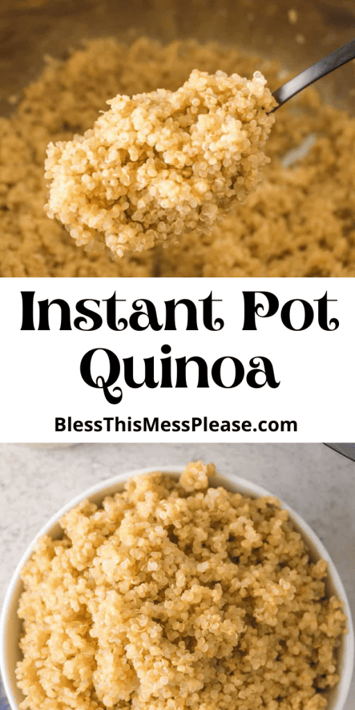 Instant Pot Quinoa — Bless this Mess