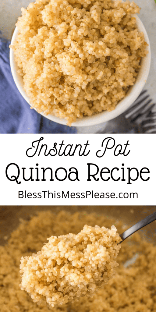 Instant Pot Quinoa — Bless this Mess