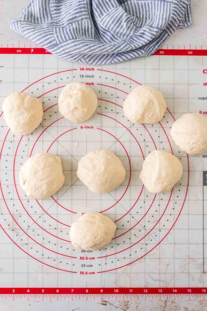 pita dough balls