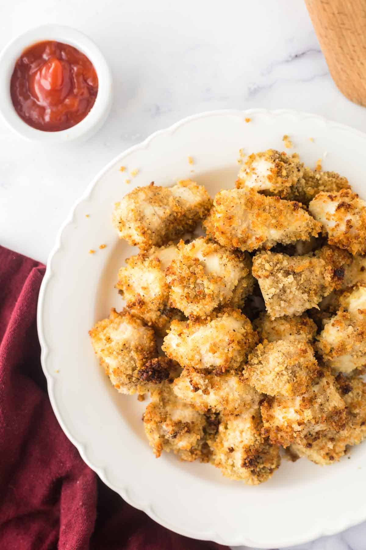 Air Fryer Frozen Chicken Nuggets - Plated Cravings