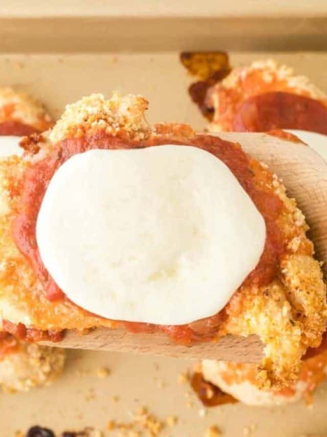Baked Chicken Parmesan — Bless this Mess