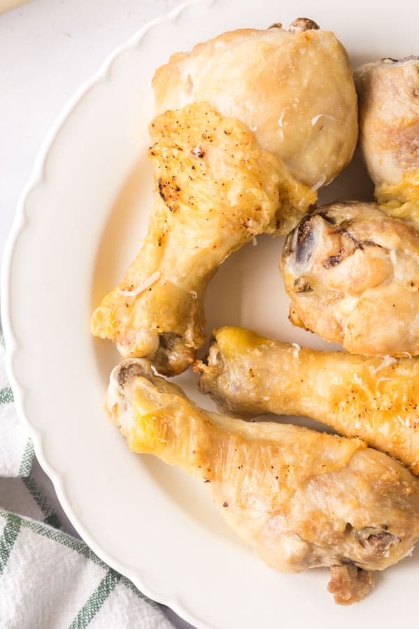 garlic parmesan air fried chicken wings