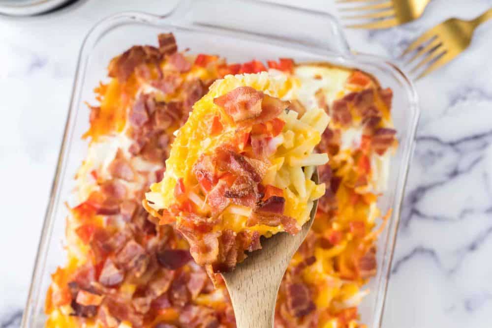 Hash Brown Breakfast Casserole — Bless this Mess