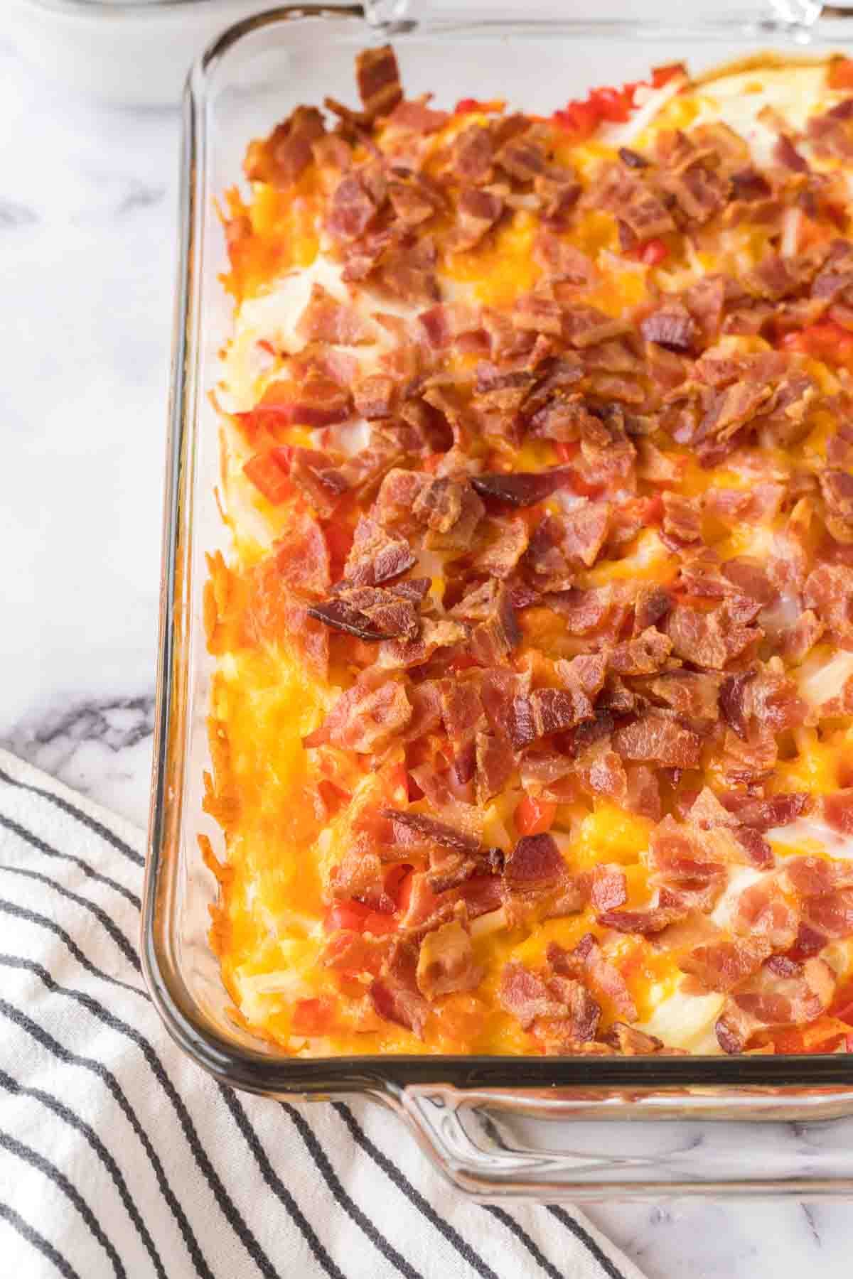 Easy Egg and Potato Breakfast Casserole - Bless This Mess