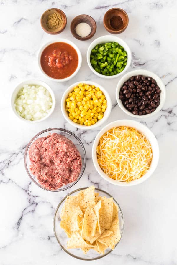 taco casserole ingredients