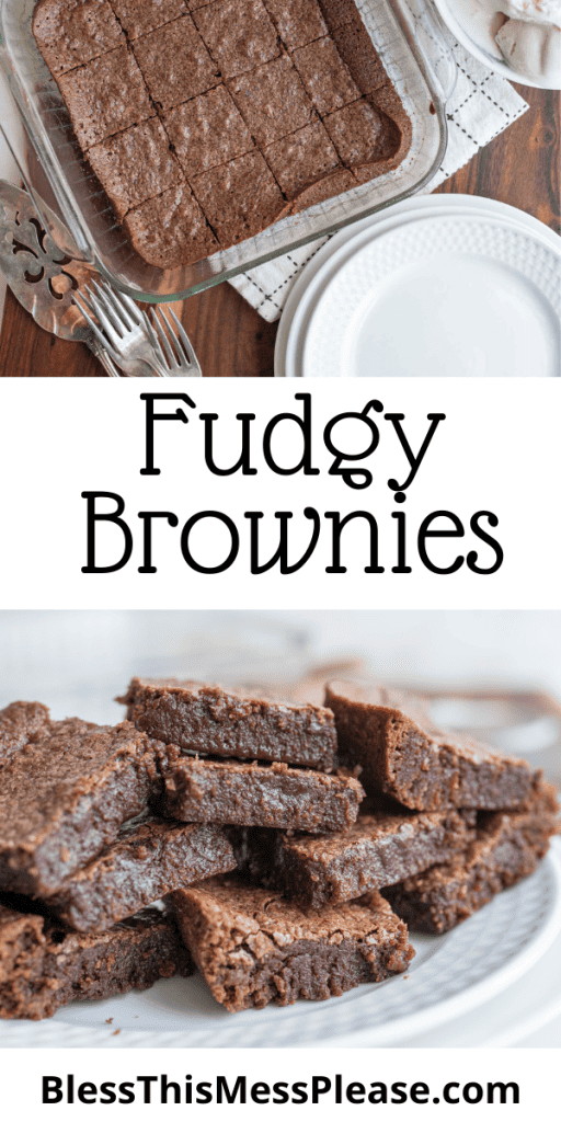 pin for fudge brownie recipe