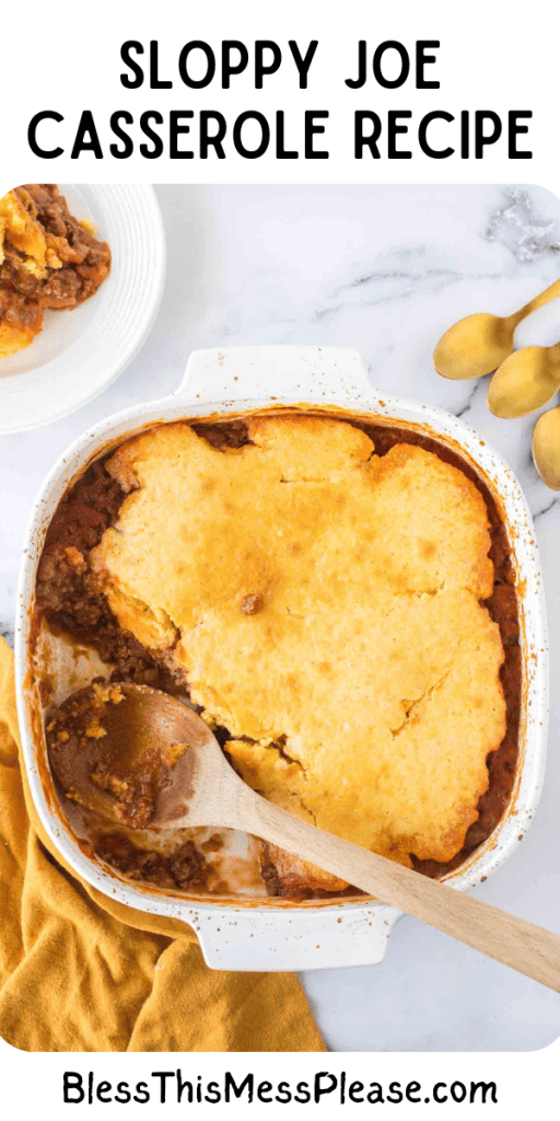 pin for sloppy joe casserole