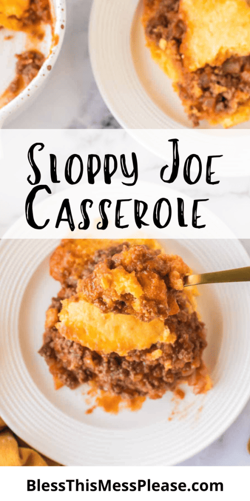 pin for sloppy joe casserole