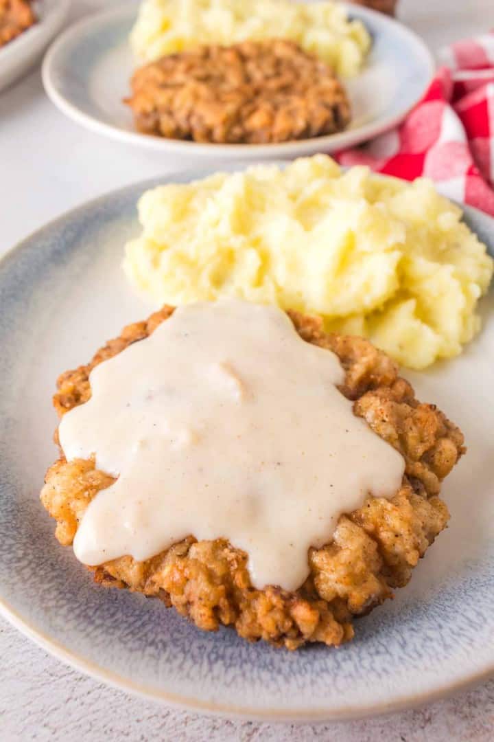 Simple Chicken Fried Steak Recipe With Gravy — Bless this Mess