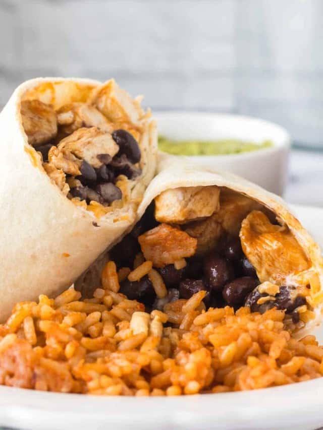 Chicken Burritos Recipe — Bless this Mess