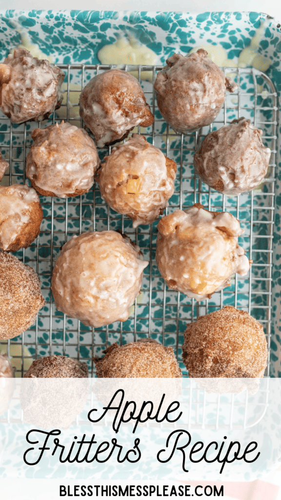 pin for apple fritters recipe