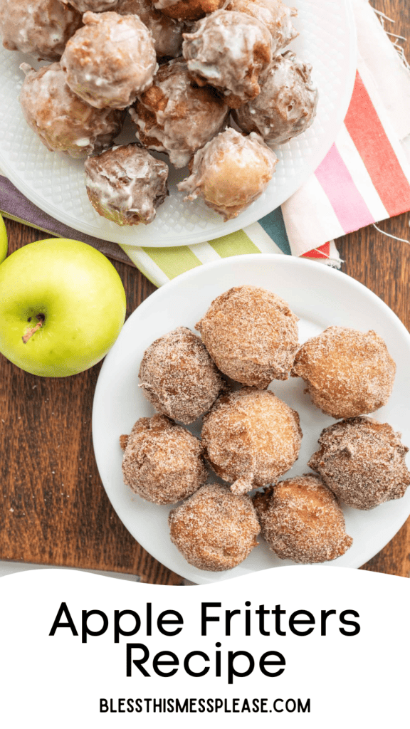 pin for apple fritters recipe
