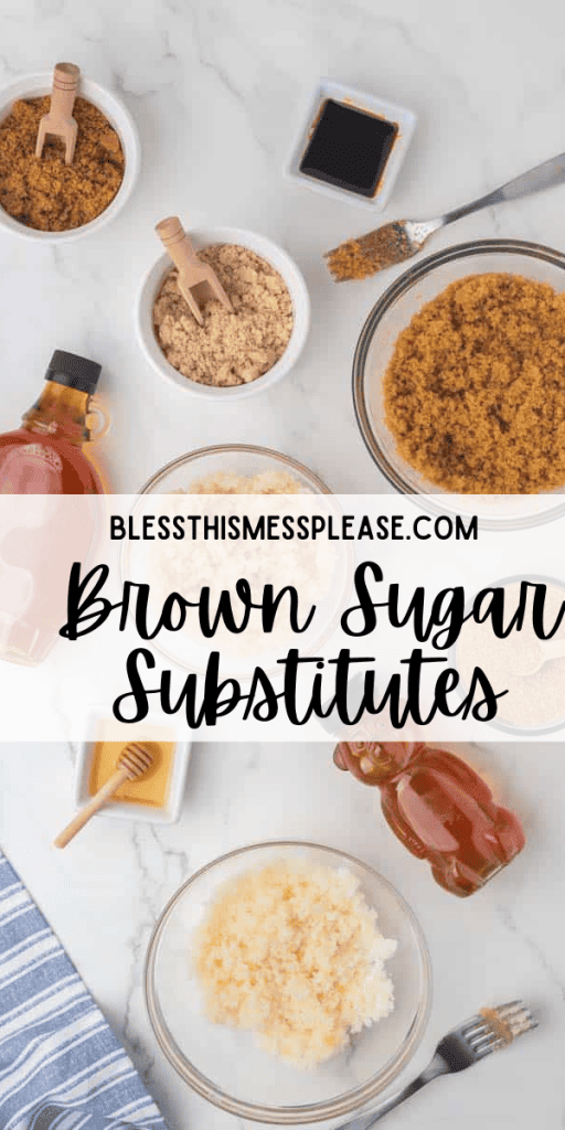 pin for brown sugar substitutes