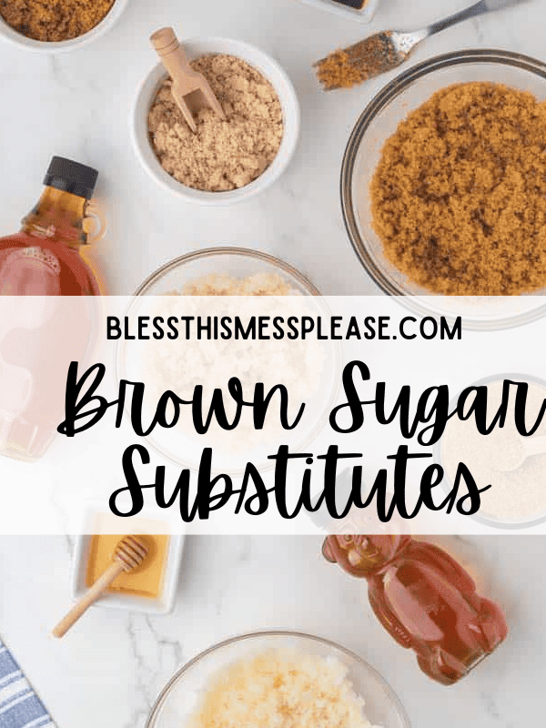 pin for brown sugar substitutes
