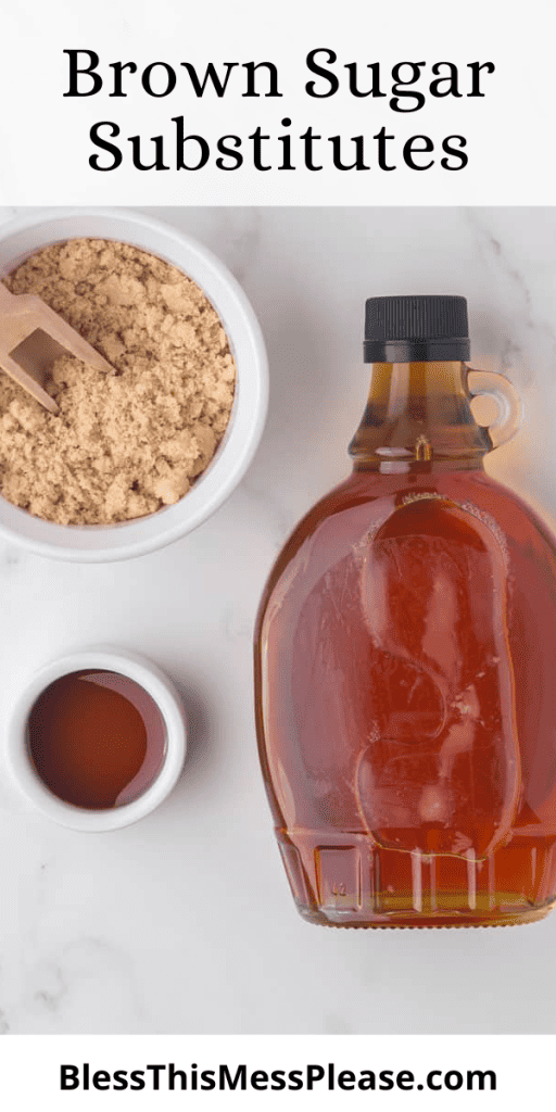 pin for brown sugar substitutes