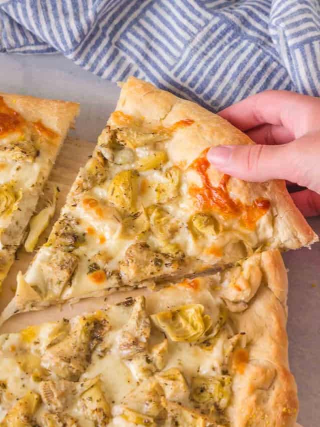 Artichoke Pizza Recipe — Bless this Mess