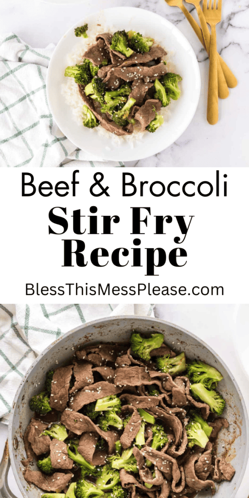 Pin image for beef and broccoli stir fry recipe