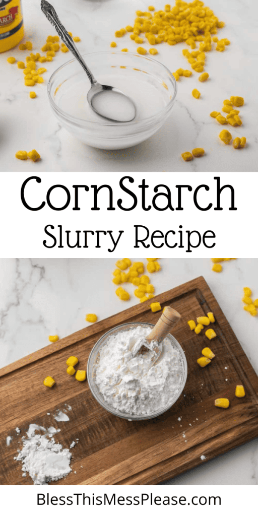 Pin image for cornstarch slurry