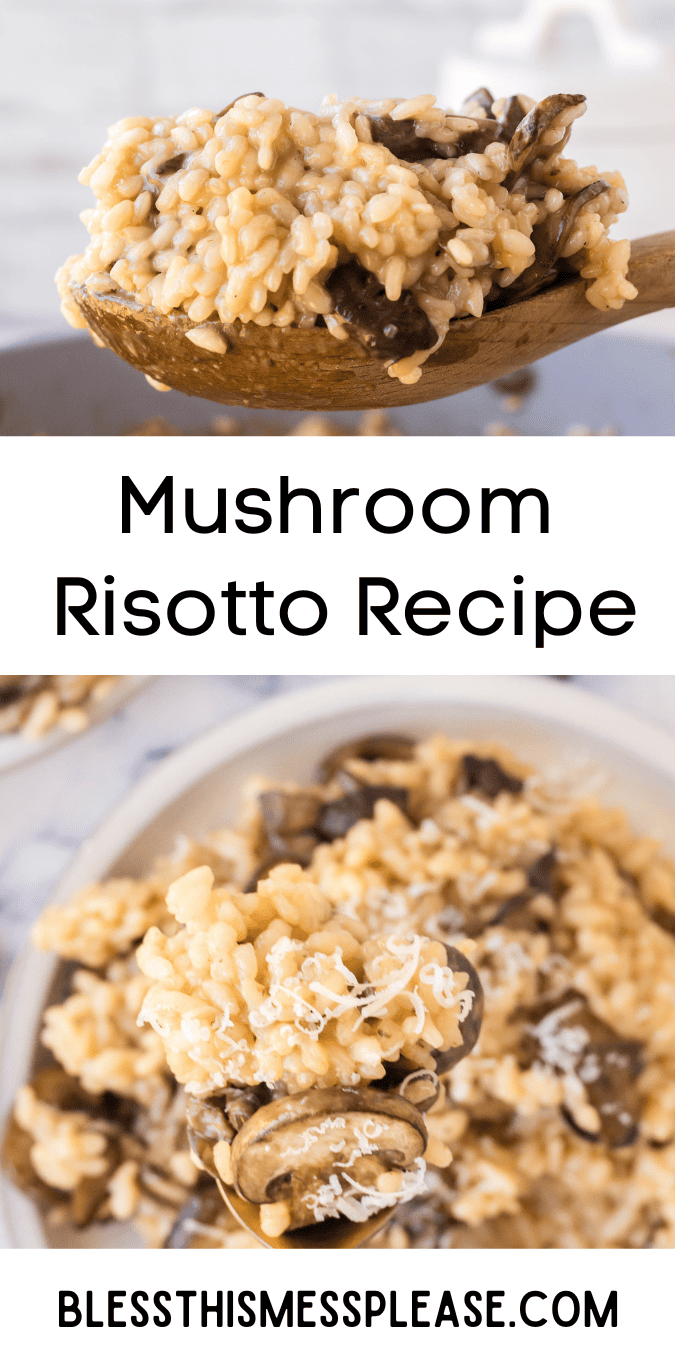 Mushroom Risotto — Bless this Mess