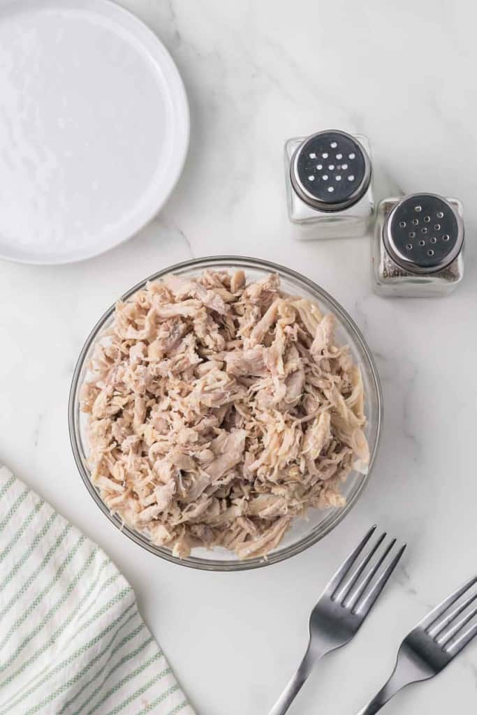 shredded chicken