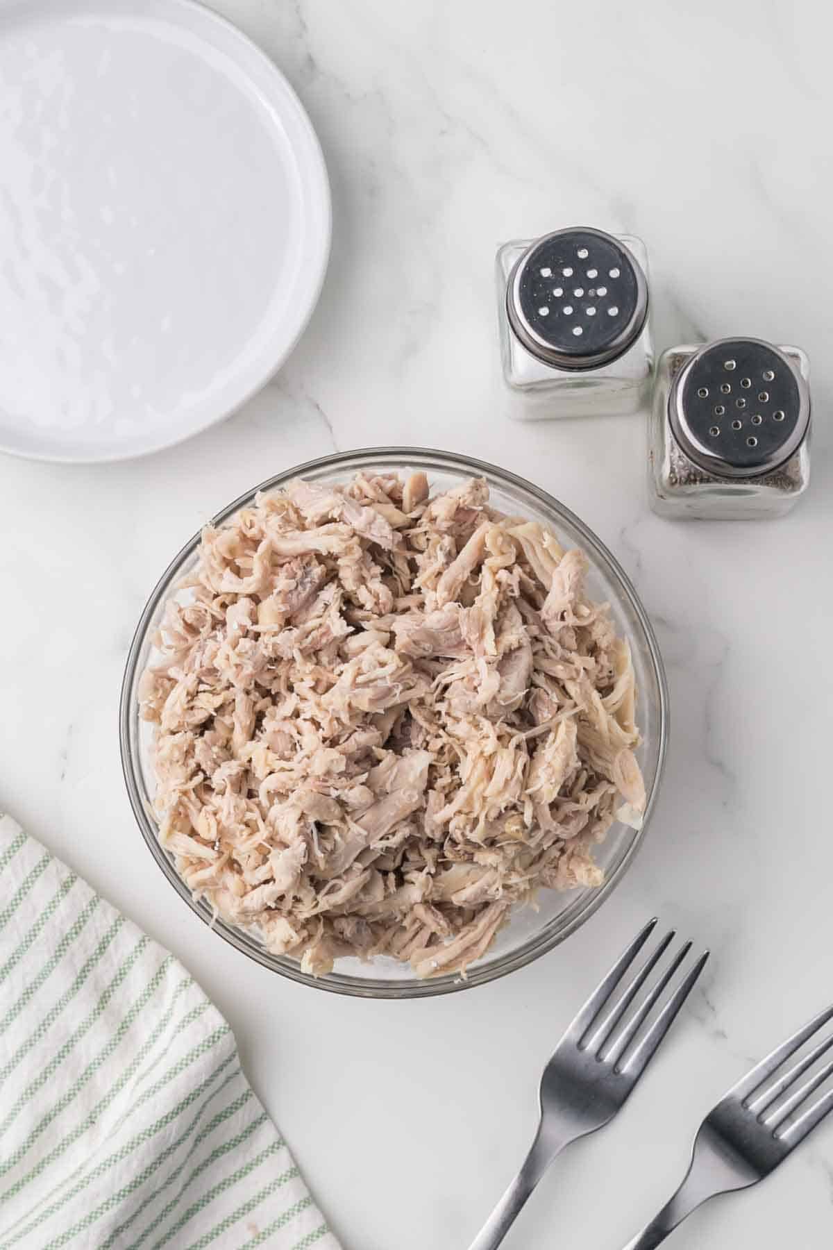 shredded chicken