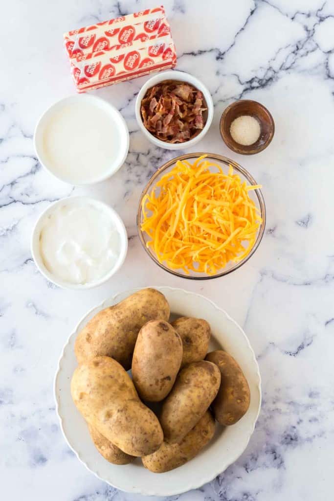 ingredients for twice baked potato recipe