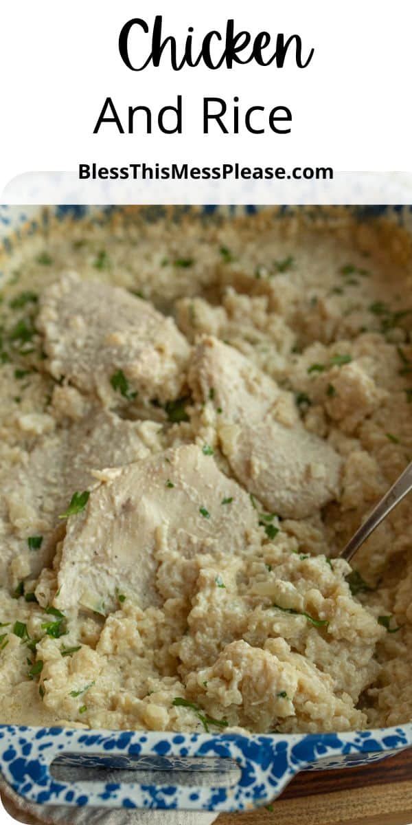 Chicken and Rice Casserole — Bless this Mess