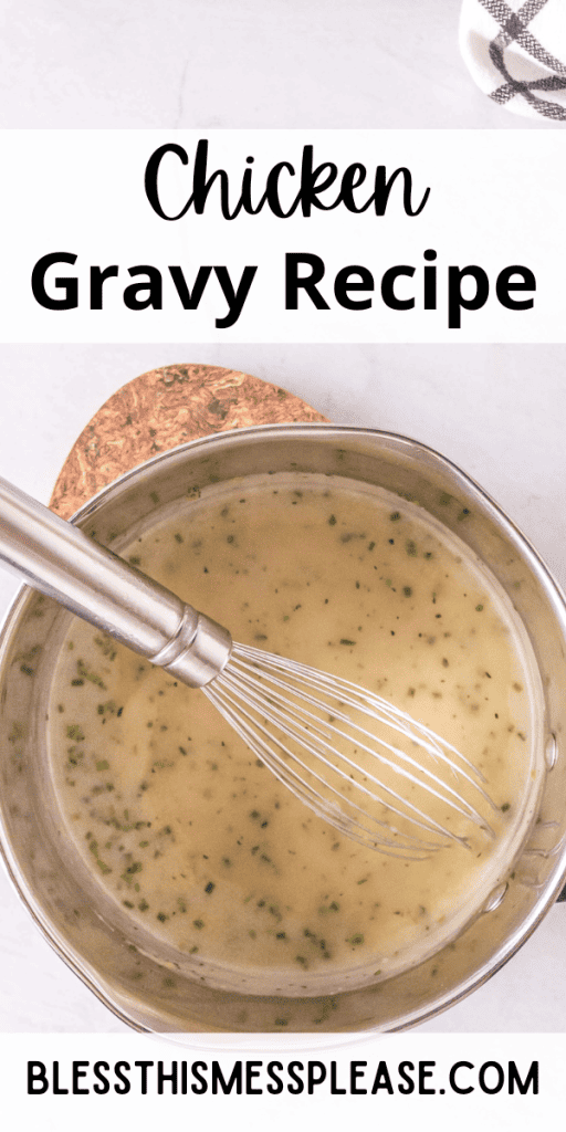 pin image for chicken gravy