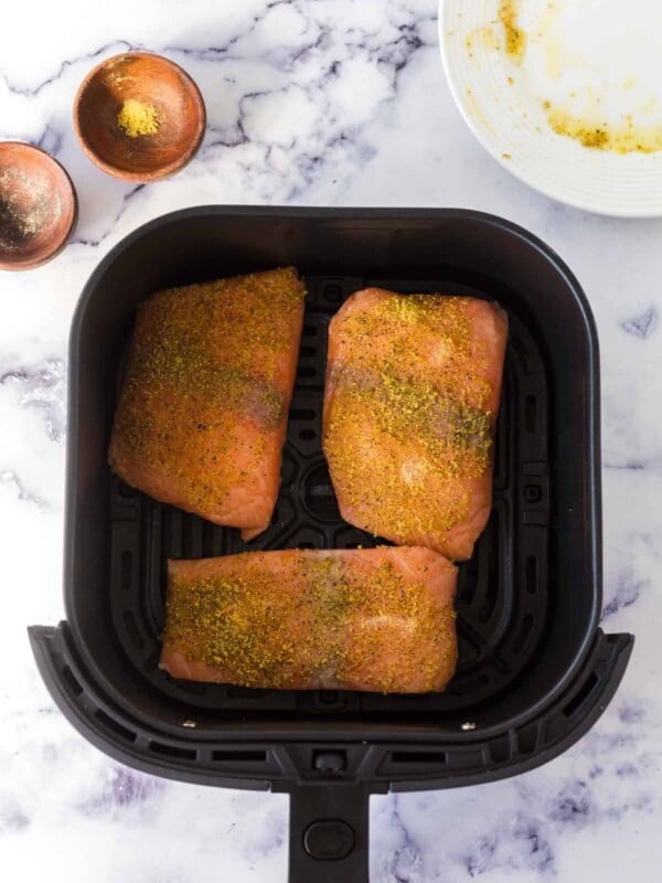 salmon filets in the air fryer