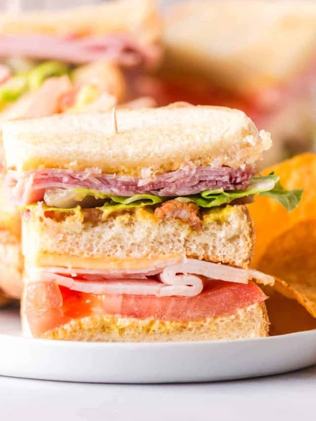 Homemade Club Sandwiches — Bless this Mess