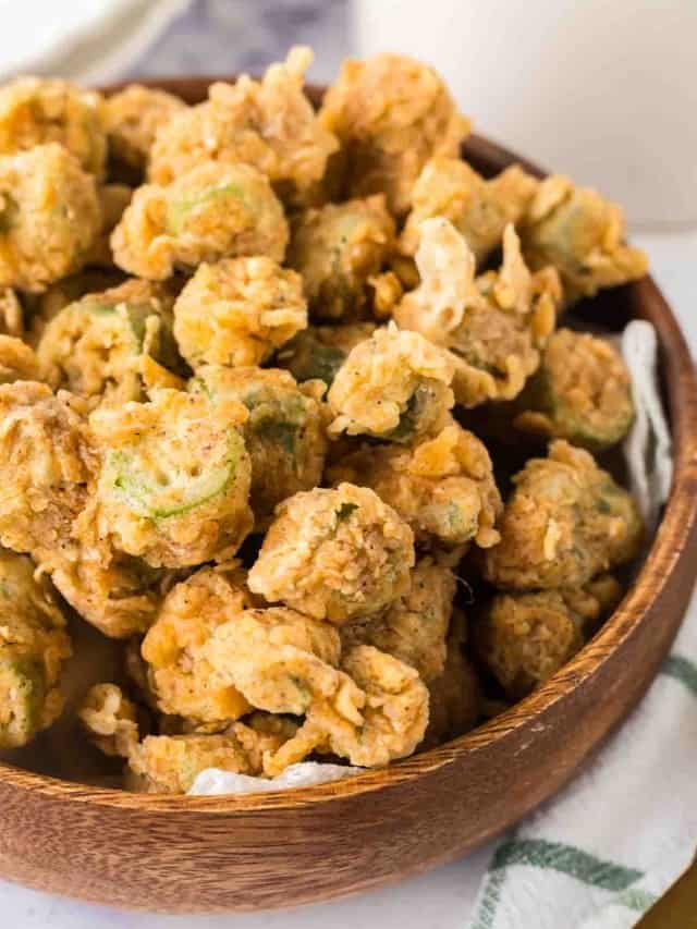 Fried Okra Recipe — Bless this Mess