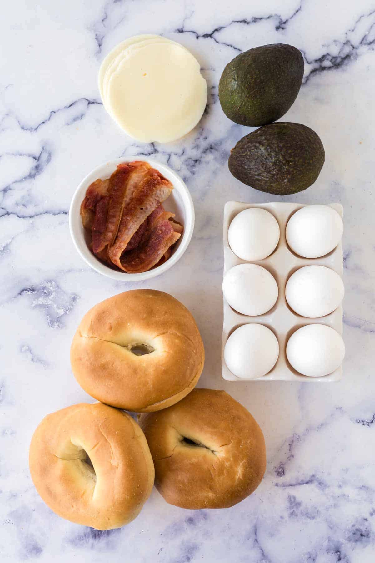 bagel sandwich ingredients